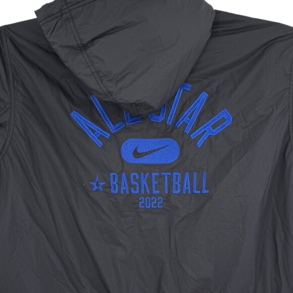 Nike NBA All-Star 2022 Men's Loose Fit Black Hooded Jacket Size XL NWT - Picture 14 of 14